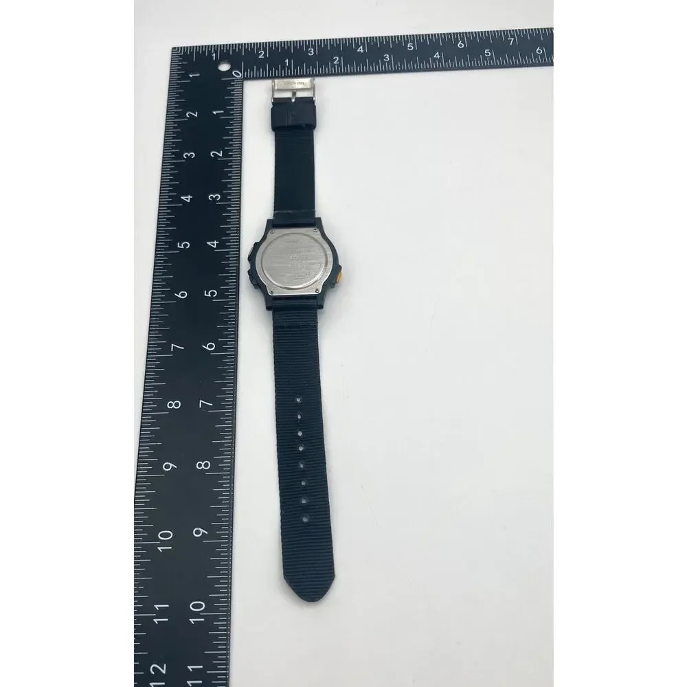 Vintage Timex Ironman Triathlon Digital Watch 38mm - New Battery WR Timer Date